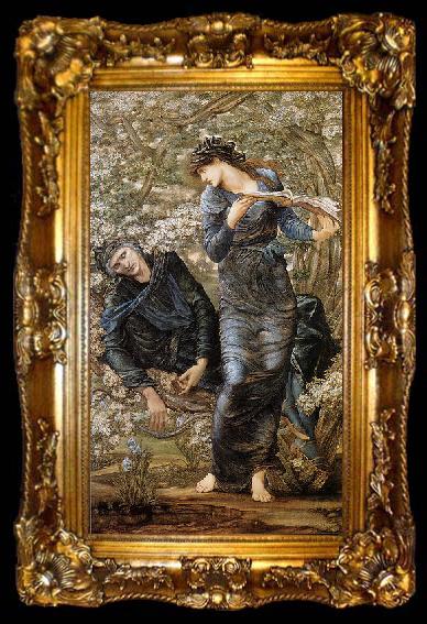 framed  Edward Burne-Jones The Beguiling of Merlin, ta009-2